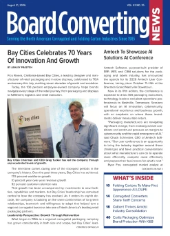 Board Converting News Vol. 42, No. 35 cover, August 31, 2026